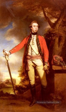 Portrait de George Townshend Lord Ferrers Joshua Reynolds Peinture à l'huile